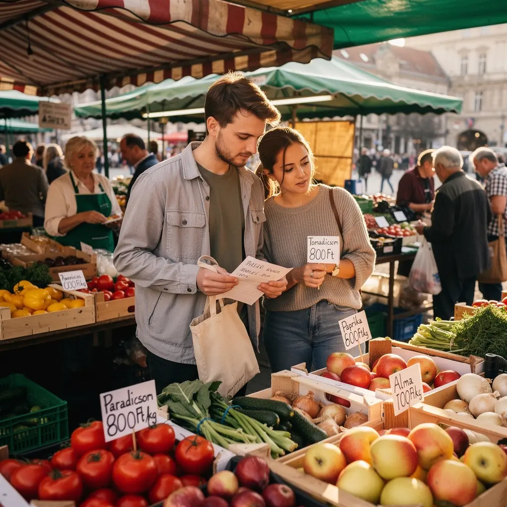 Egy család, akik közösen tervezik meg a havi költségvetésüket.