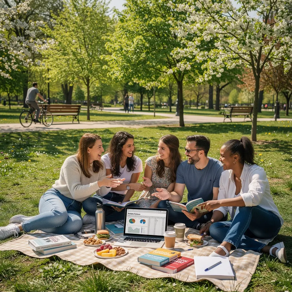 Színes grafikon, amely a havi kiadásokat és bevételeket ábrázolja.