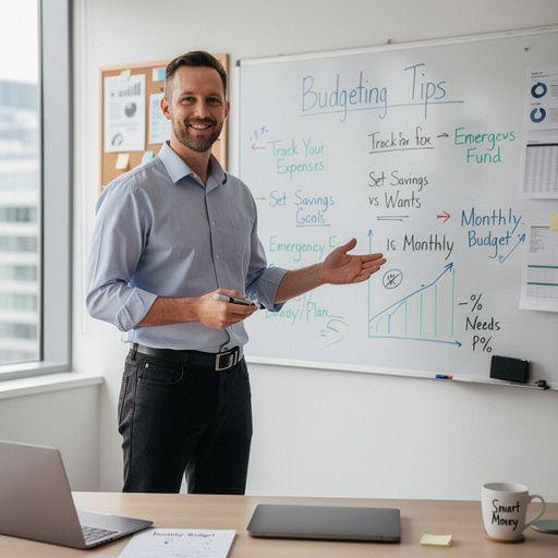 Modern pénzügyi alkalmazás képernyője mobiltelefonon.